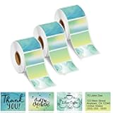 1.57x1.18 (40x30mm) Thermal Labels for T50M/M110/M108/M220/M260 Label Makers, Self-Adhesive Stickers Thermal Printer labels for Small Business Barcode & Packaging, 690 pcs/3 Roll, Foggy Field