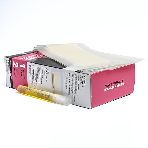 Miniatura 9 de Parissa Kit de tiras de cera para piernas y cuerpo, paquete económico para depilación corporal, kit de depilación en casa con tiras de cera grandes