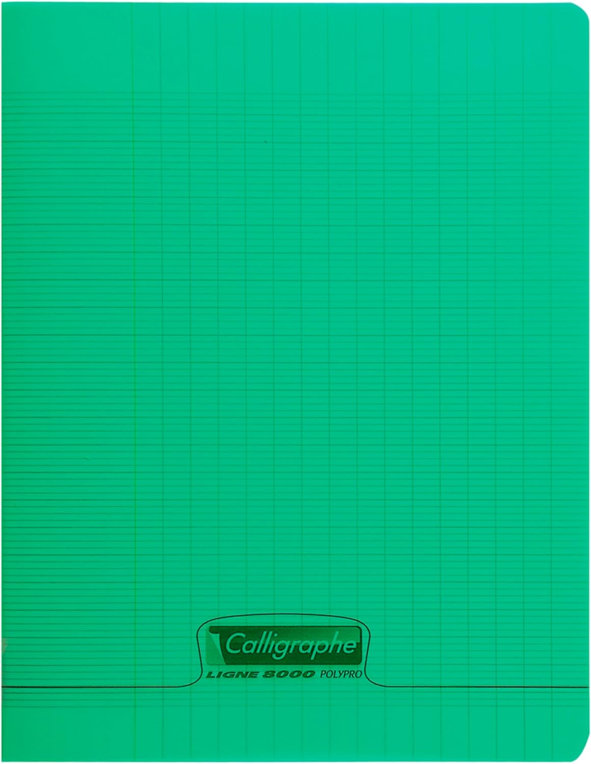 Calligraphe PP Stapled Writing Notebook, A4+, Séyès Ruled, 96 Pages - Green