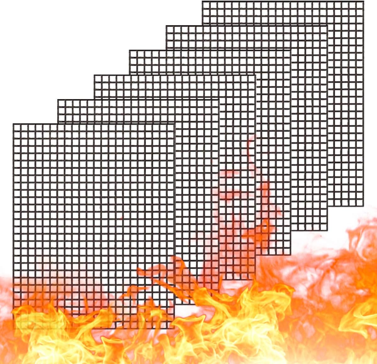 Kona Best BBQ Grill Mat Heavy Duty NonStick 16X13 Inch(Set Of 2