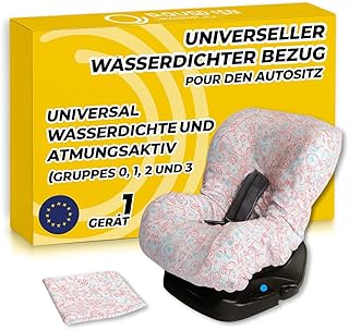 Sitzschoner Auto Kindersitz Sommerbezug Kindersitz Auto – Atmungsaktive Sitzauflage – Kindersitz Bezug Universal– Waschbar & Hautfreundlich