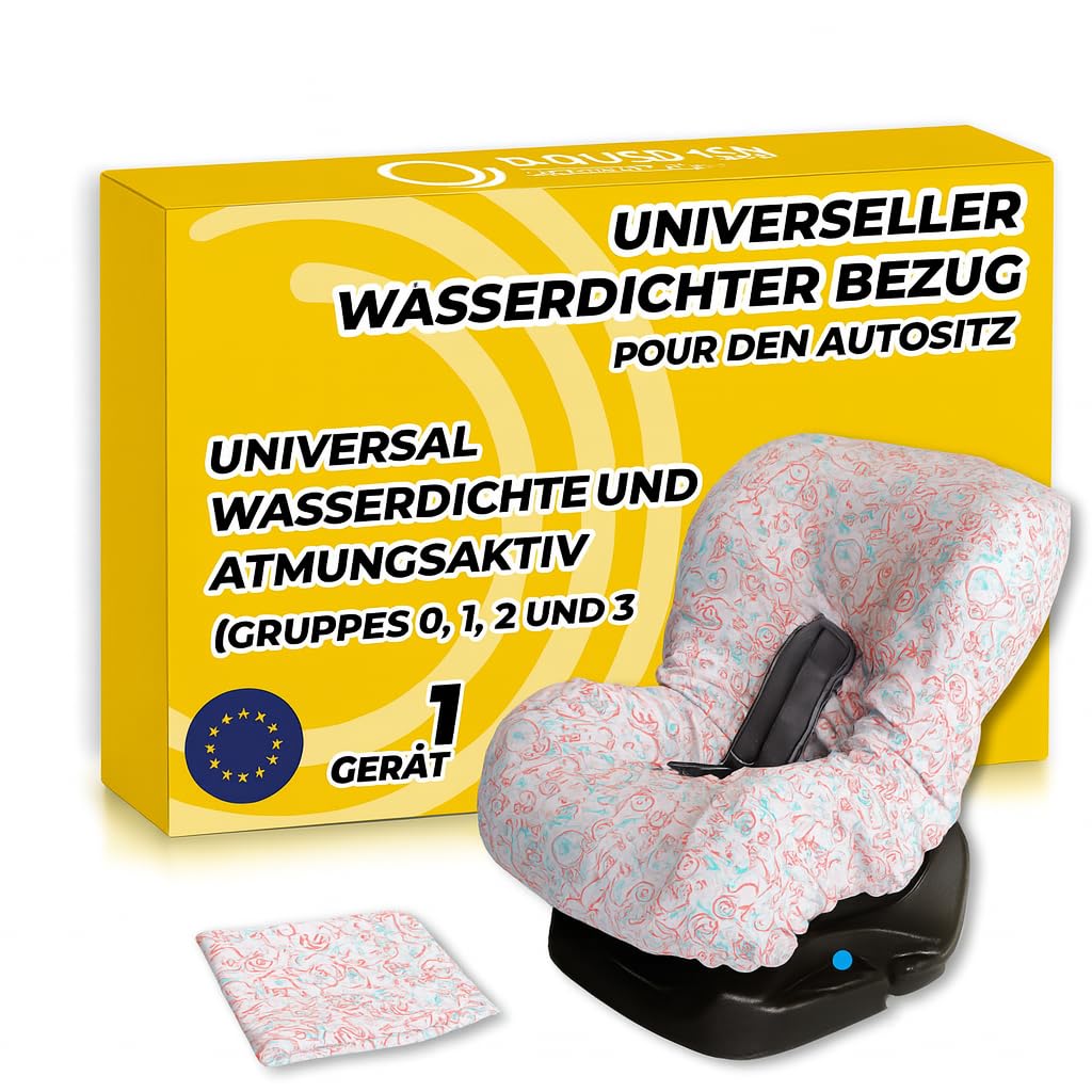 Sitzschoner Auto Kindersitz Sommerbezug Atmungsaktive Sitzauflage Universal Waschbar Hautfreundlich