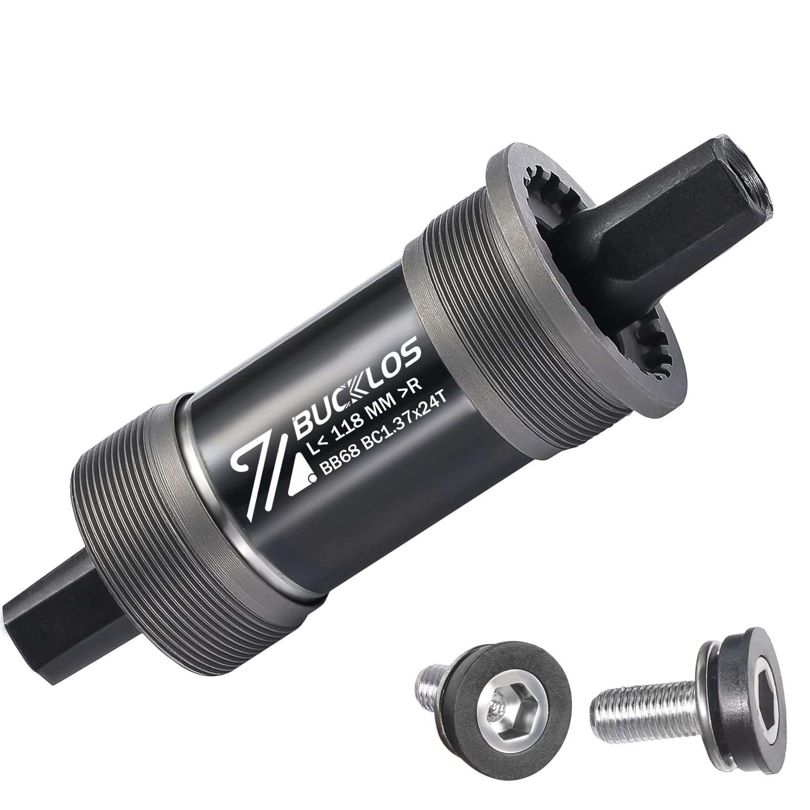 JIASHUNHE Bottom Bracket Bottom Bracket Bicycle Square Road Mountain Bike(BB68-118MM)