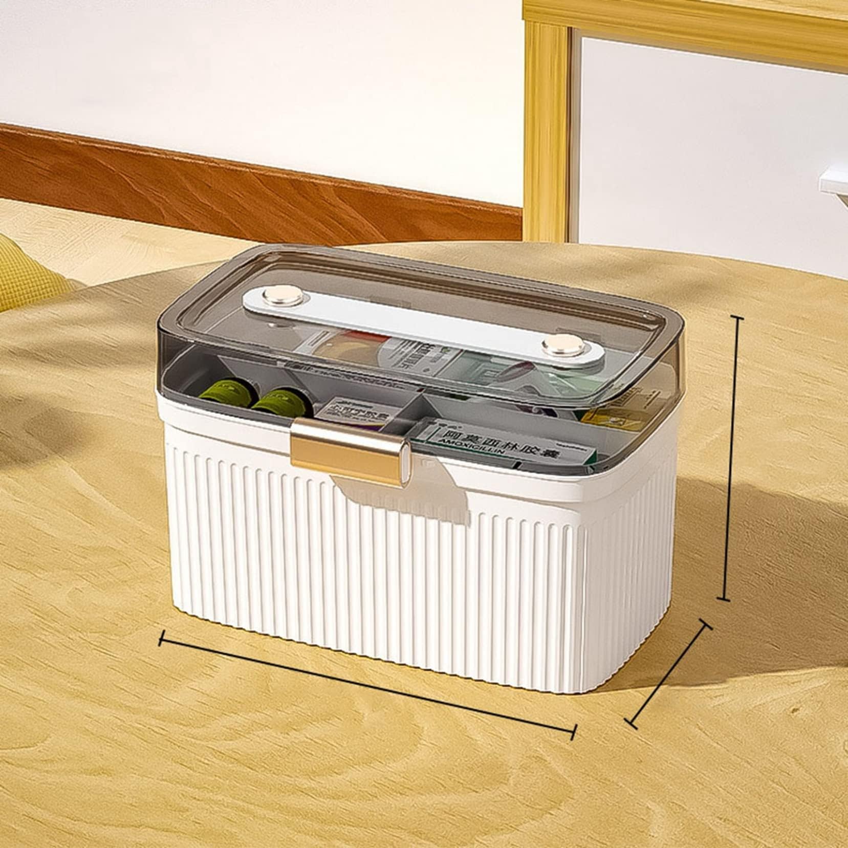 Amazon.co.jp: 救急箱 医療箱 大容量 おしゃれ 薬箱 応急ボックス 収納ケース 救急ボックス 収納ボックス 薬ボックス 薬収納 ...