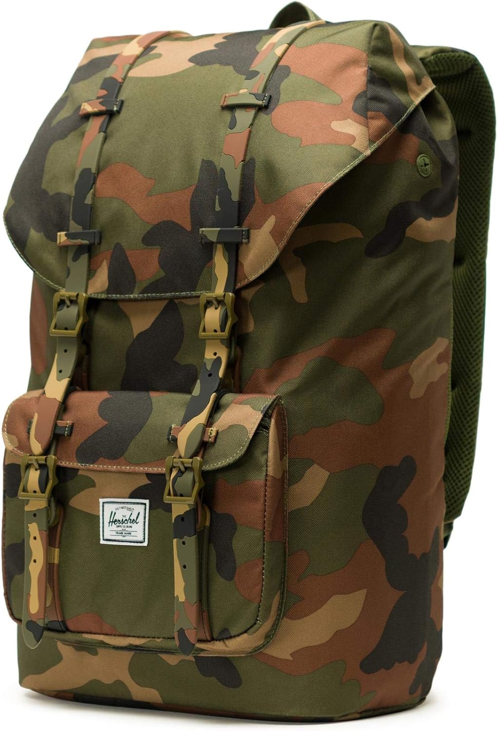 Best Deal Cheap 🛒 Herschel Little America Laptop Backpack, Woodland Camo/Woodland Camo, Classic 25.0L