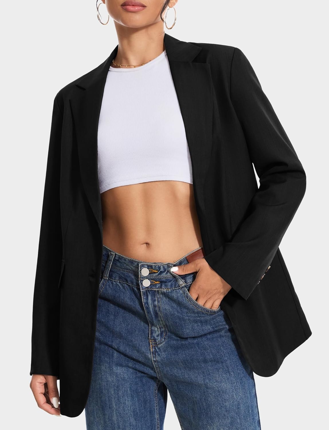 Casly Lamiit Women's 3 Piece Skirt Sets Business Casual Short Skort Blazer Suit Long Sleeve Jacket Vest Matching Outfits