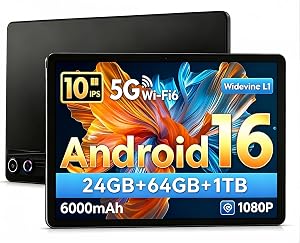 Android 16 Tablet, 10 Zoll