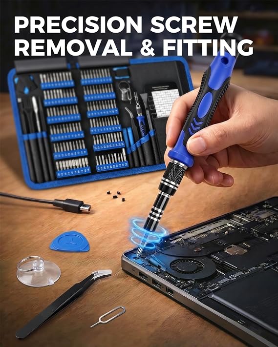 PC Building Tool Kit 140-IN-1: Computer Tool Kit for Repair & Assembly