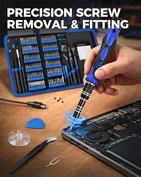 PC Building Tool Kit 140-IN-1: Computer Tool Kit for Repair & Assembly