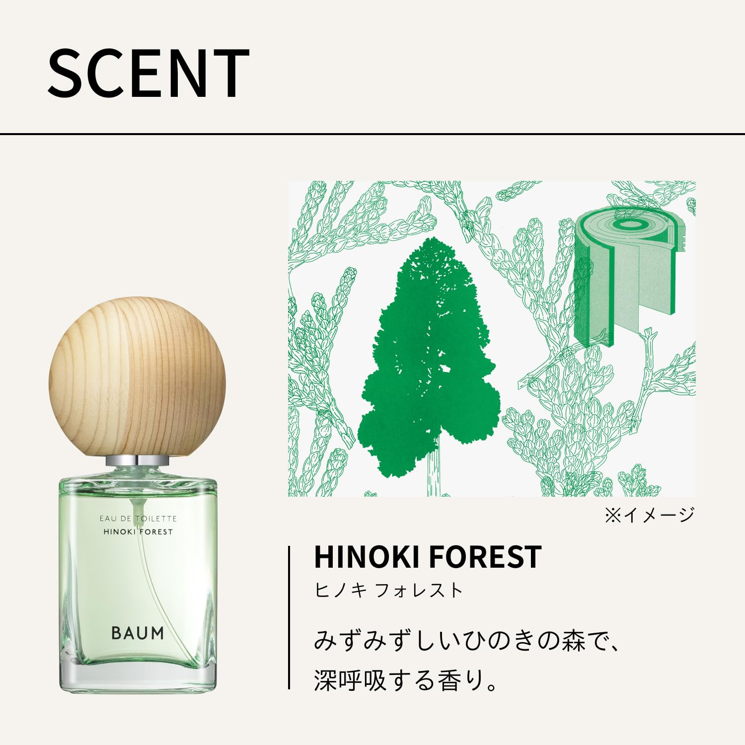 香水(ユニセックス) BAUM HINOKI FOREST 60ml Amazon.co.jp: BAUM(バウム) オードトワレ 5 (ヒノキ フォレスト) 60mL