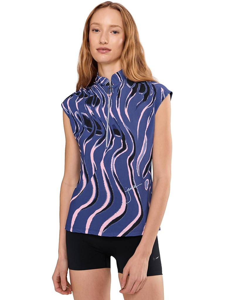 Brown Jamie Sadock Whirlwind Print Polo