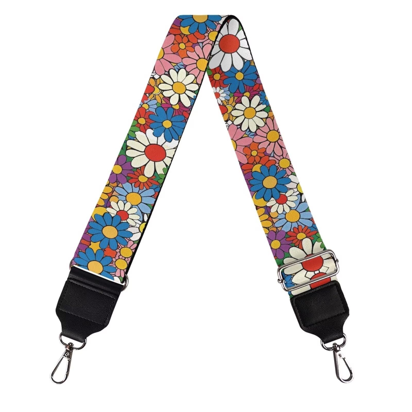 Xoenoiee Print Purse Strap Replacement Crossbody for Women Men Adjustable Wide Strap for Purses Shoulder Canvas Bag