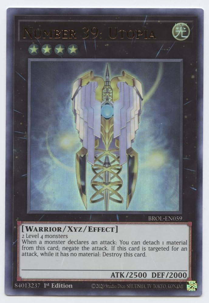 YU-GI-OH! Number 39: Utopia - BROL-EN059 - Ultra Rare - 1st