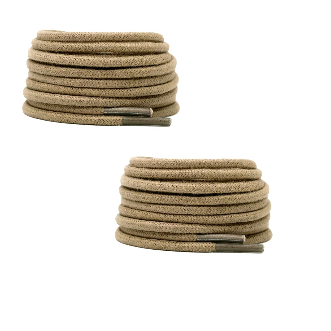 bilAnca Cotton Round Shoe laces 36 Inches 2 mm thickness Shoelaces for Formal Shoes Boot Strings (KHAKI 2 PAIR) (B0D5VTXBCQ) Amazon Price History, Amazon Price Tracker