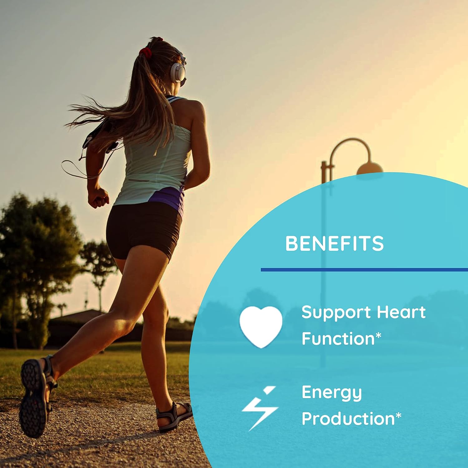 Good Life Balance Premium Quality CoQ10 60mg with Omega 3 Fish Oil, Rapid Release SoftGel, Supports Heart Health, Coenzyme Q10 120 Soft Gel