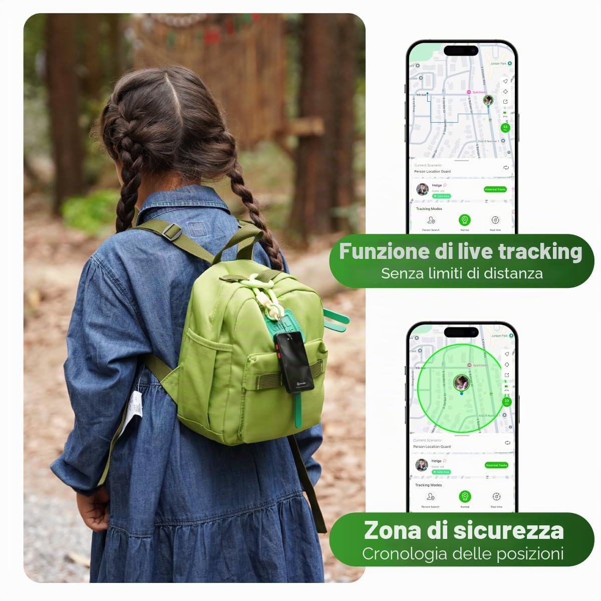 GlocalMe KeyTracker, 4G LTE Global GPS Tracker per bambini, veicoli, bagagli e oggetti di valore, Smart Tag con GPS, AGPS, LBS, Bluetooth, Wi-Fi e tecnologie di localizzazione del radar attivo,