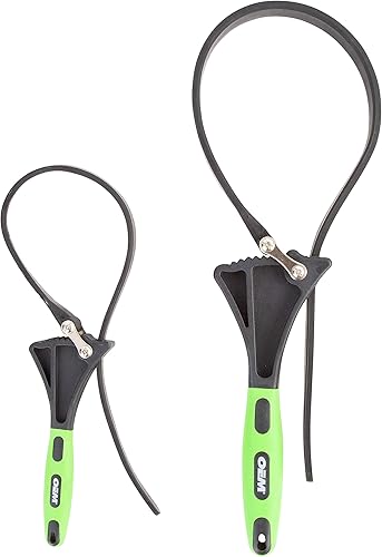 Miniatura 3 de OEMTOOLS 24720 Llave de correa de goma de 2 piezas, llave de tubo de goma, juegos de llaves ajustables, agarre de llave de 4 y 7 pulgadas
