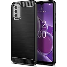 Case for Nokia G42, Slim Fit Phone Cover, Black | Shock-Absorption, Anti-Slip,Anti-Fingerprint, Soft TPU, Carbon Fiber Textures, Rubber Protective