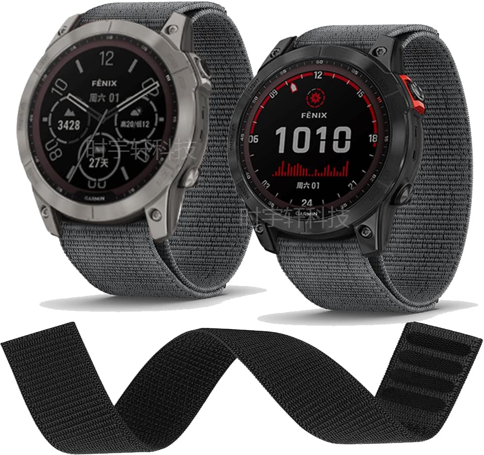 Nylon Loop Quick EasyFit Watchband For Garmin Fenix 7X 7 7S 6 6X Pro 5 5X 5S/EPIX/Tactix Delta 945 20mm 22mm 26mm Wrist Strap