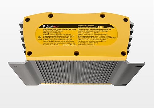 Miniatura 3 de ProMariner 44020 ProSport HD Cargador de batería marino impermeable, 20 amperios, 2 bancos