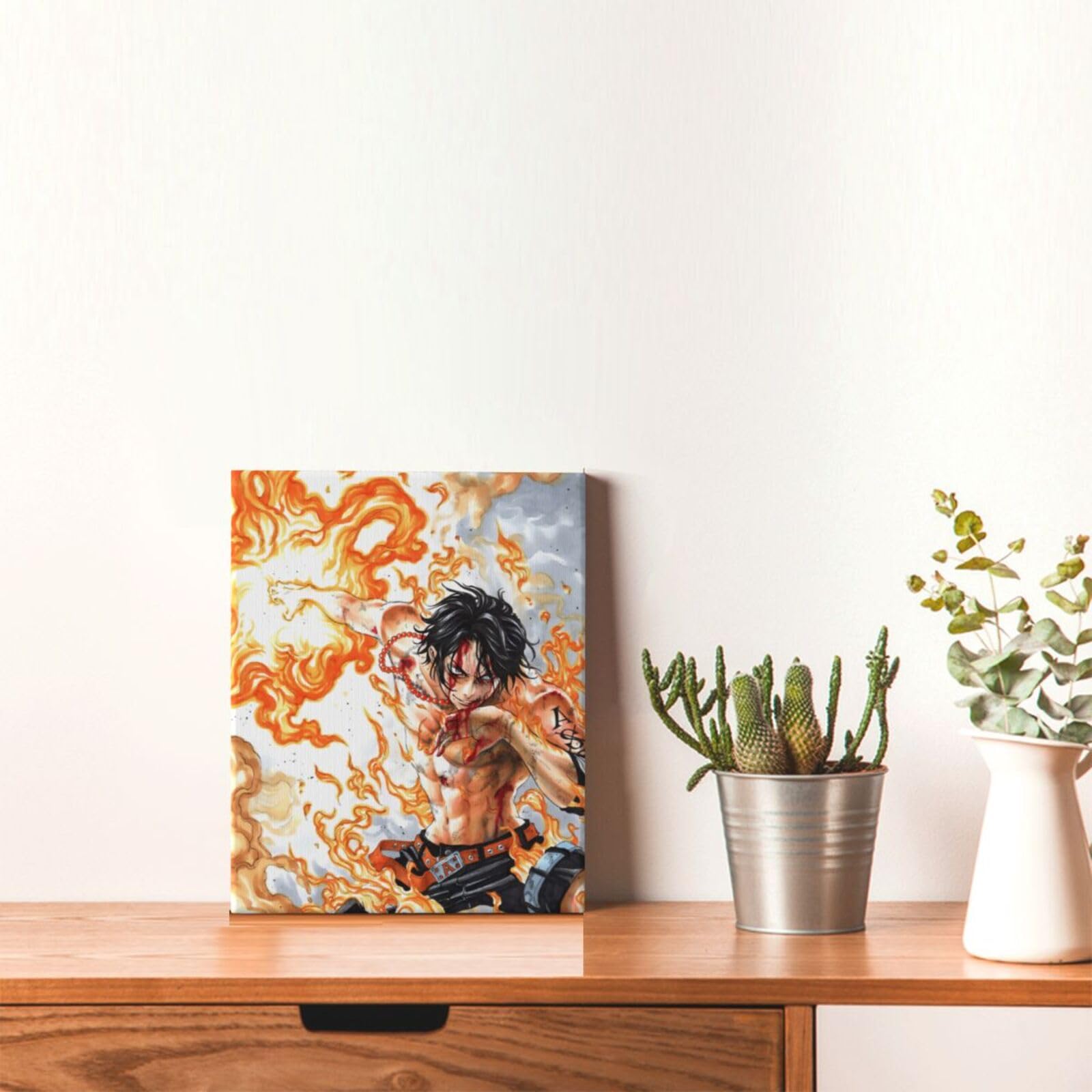 one piece エース飾り額絵