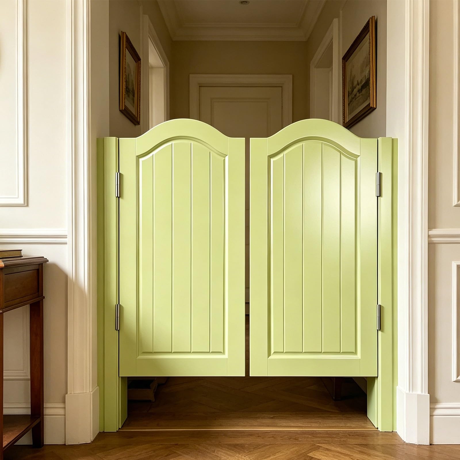 Swinging Half Doors for Doorway, Wood Saloon Swinging Doors with Hinges, Auto-Close Design, 2-Panel Swing Doors for Porch, Kitchen, Bar, Cafe, Hallway & Entrance(B,39x35.4in(W x H))