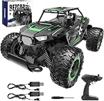 BEZGAR TB142 Voiture de télécommande - 1:14 RC Voitures pour garçons Enfants et adultes 2WD Tout-Terrains électriques hors route, 20 Km/h Jouet de camion avec deux piles rechargeables