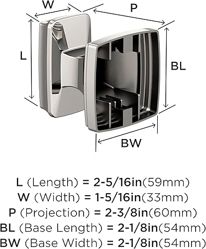 Vista 225 de Amerock BH36034CZ Toallero de bronce champán Toallero de 24 pulgadas (24.016 in) Revitalize Toallero de baño Accesorios de baño