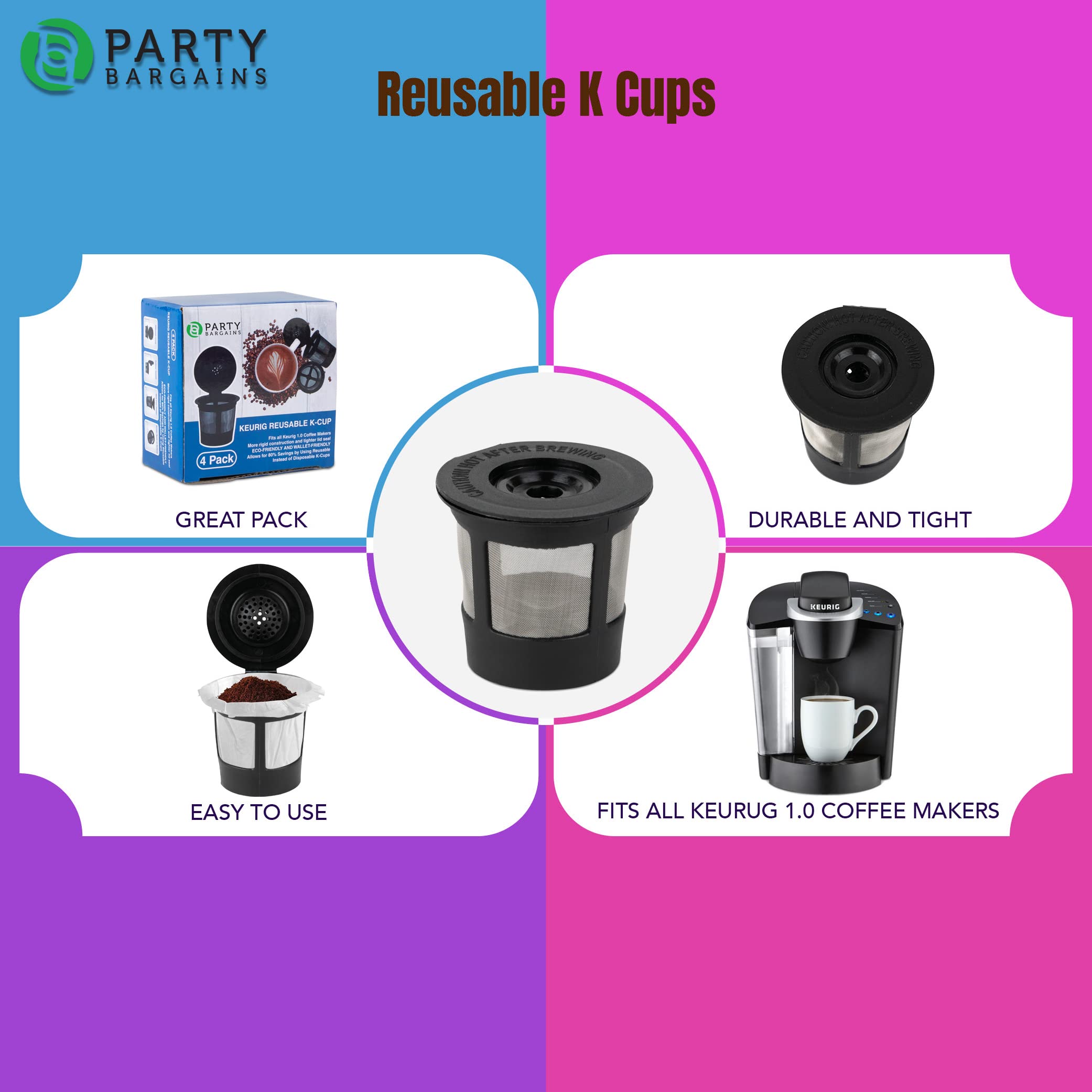 Brew Addicts Reusable K-Cups for Keurig 