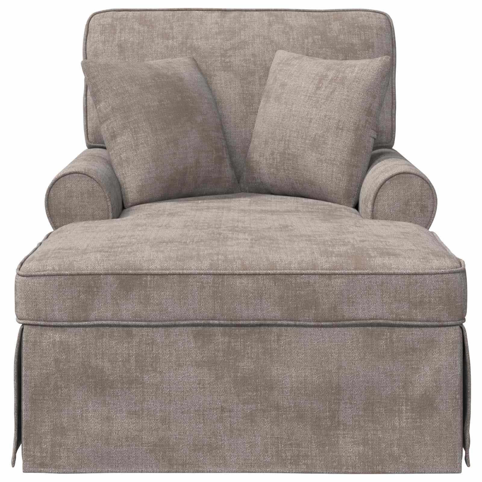 Chaise Lounge avec Jupe Sable 157 x 91 x 91 cm ARES,Chaises Longues,42022956