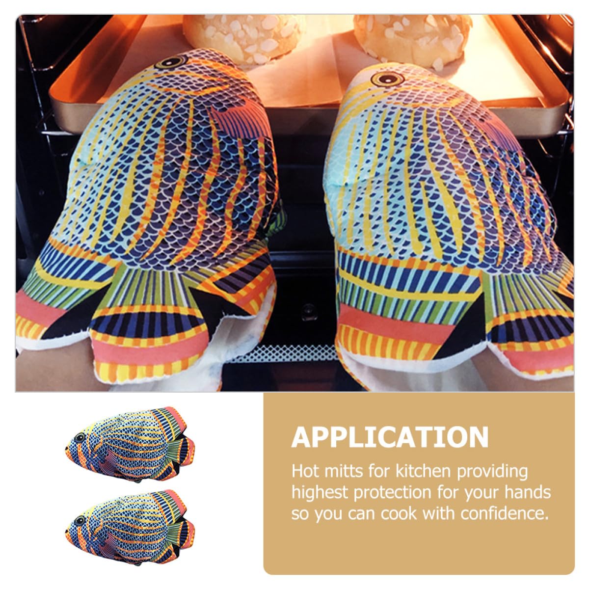 Guantes de Horno Ideales para Retirar Platos de Pasta de Algodón Resistentes al Calor Paquete de 2 Piezas Cómodos y Flexibles para Cocina