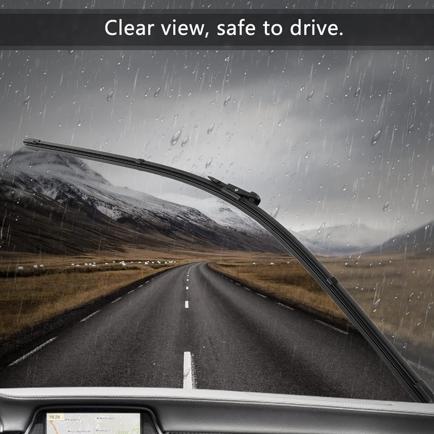 Windshield Wiper Vane/Wing Kit Quiet Operation for D 2006‑2014, 24/16/12 Inch