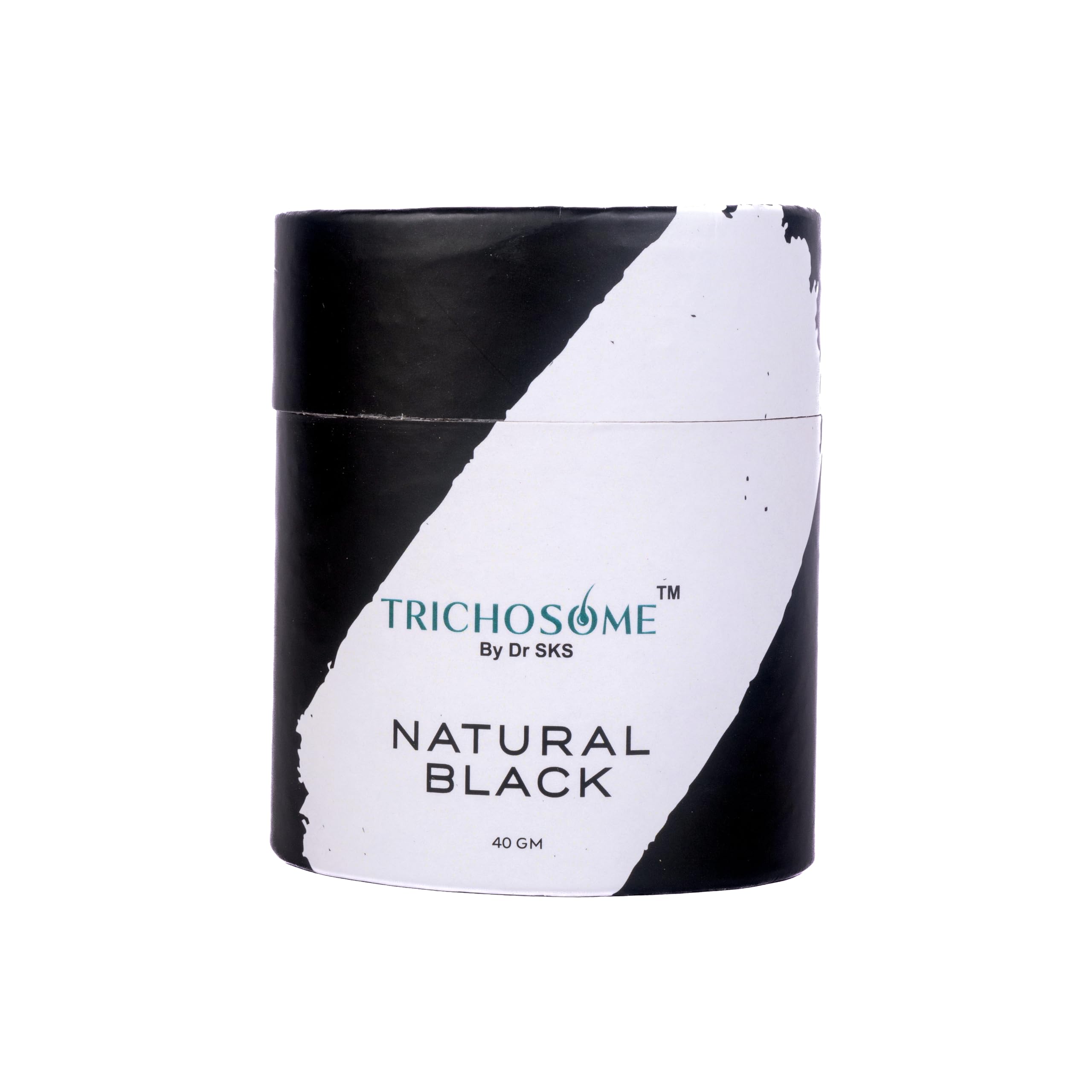 Trichosome by Dr SKS Natural Black Herbal Hair Colour Powder | Henna, Indigo, Amla & Brahmi | Ammonia Free, Sulfate Free, Paraben Free | 40 g-image-17
