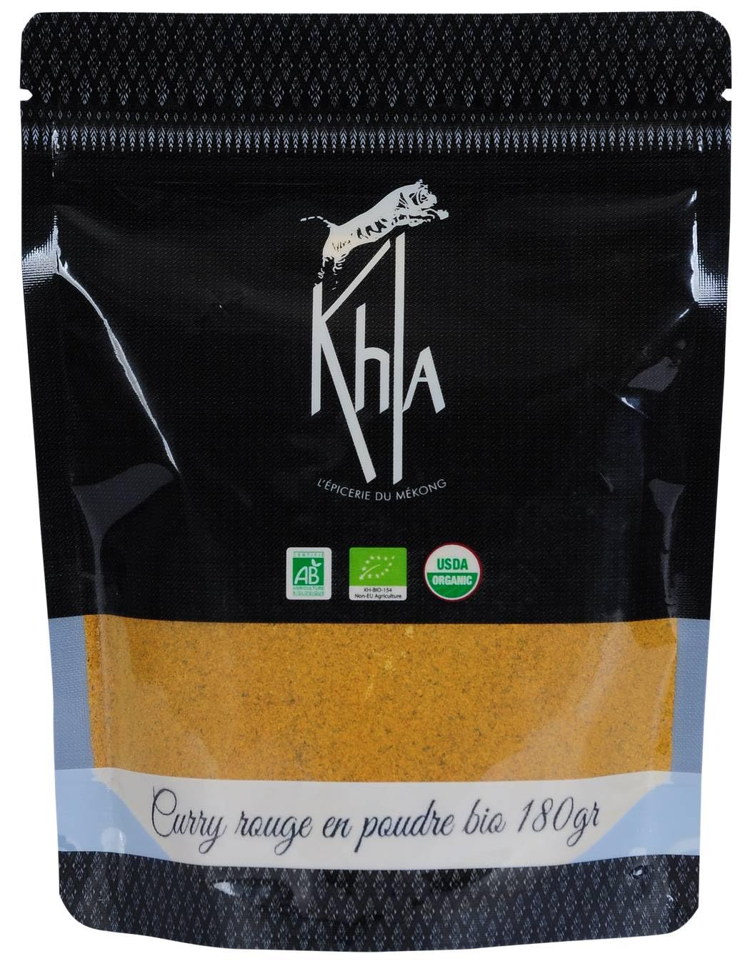 KHLA - Curry rojo en polvo - de producción ecológica - Bolsa de 180g