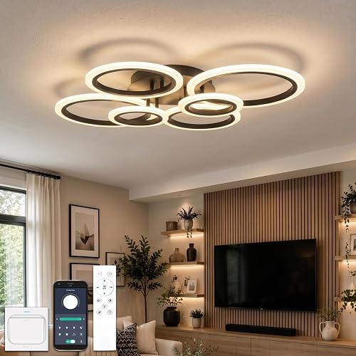 Luminaire Plafonnier Led avec Télécommande & APP YOLEDY