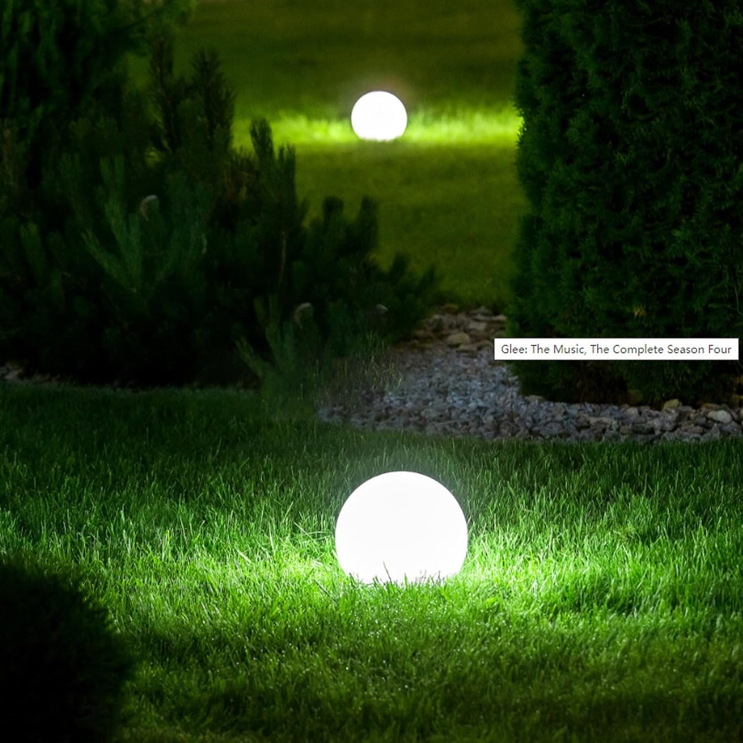 BESPORTBLE Rechargeable Light Up Globe Balls Waterproof LED Garden Ball Lights PE Garden Orb Lamps for Patio Lawn Party Lighting Decorations