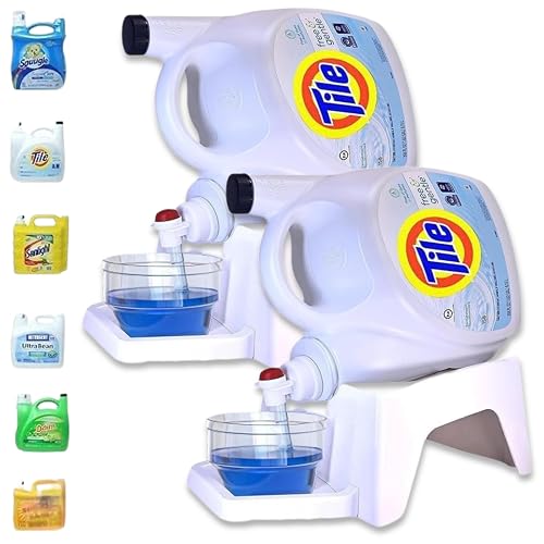 Liquid Laundry Detergent Holder Stand with Drip Tray - 2