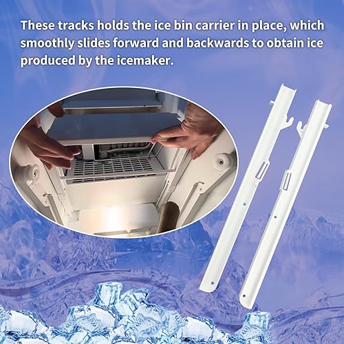 Miniatura 6 de Kit de repuesto para diapositivas de cubo de hielo Subzero - Izquierda 7014649, derecha 7014661