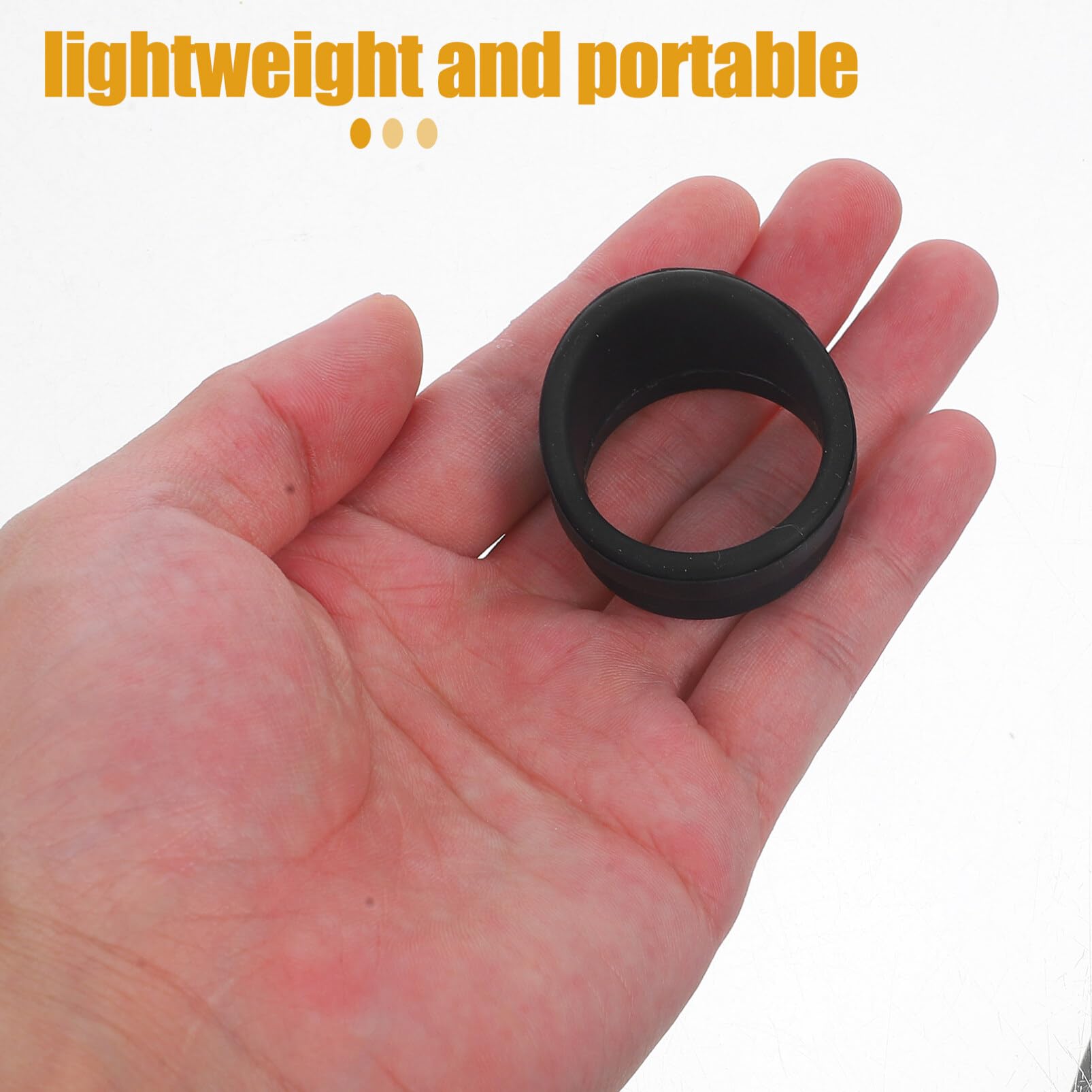 LALAFINA 2pcs Microscope Supplies Rubber Eyepiece Cups for Easy Cleaning and Longevity