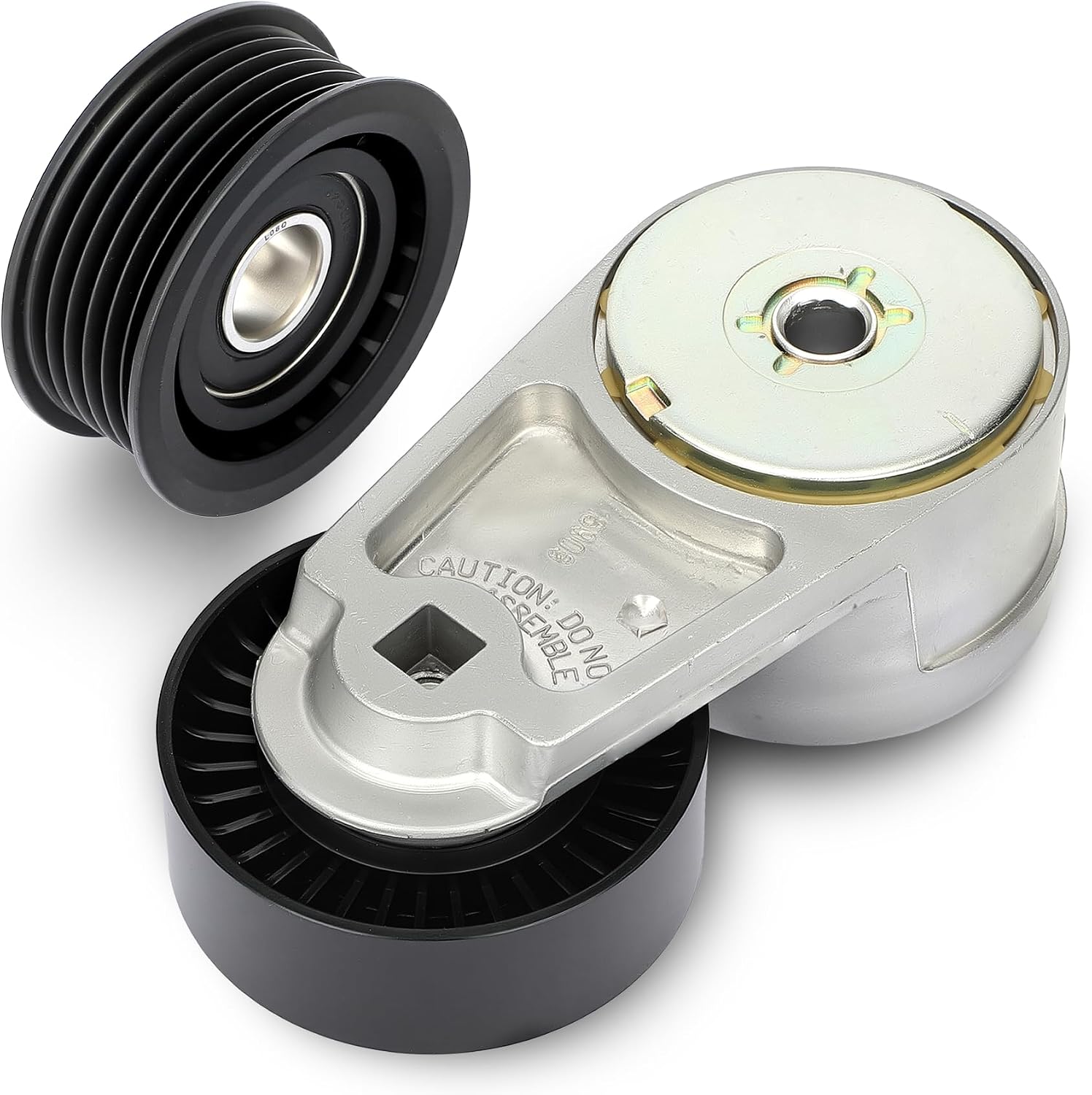 39282 & 38082 Drive Belt Tensioner Pulley with Idler Pulley for 11-19 Dodge Durango Charger Journey Grand Caravan/Ram 1500 2500 3500/Chrysler 200 300 Town & Country/Jeep Grand Cherokee/VW Routan