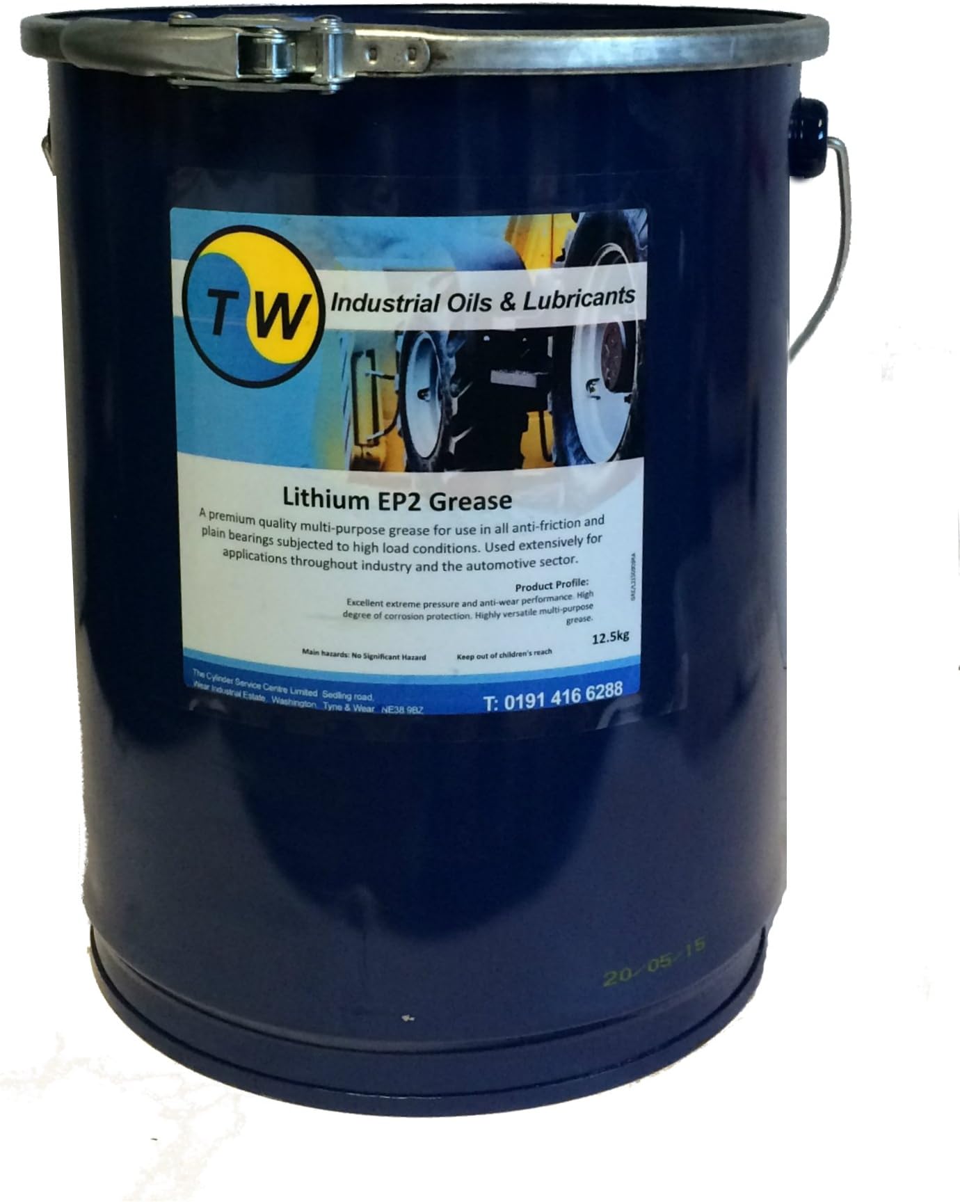 Lithium EP2 Extreme Pressure Grease - 12.5kg