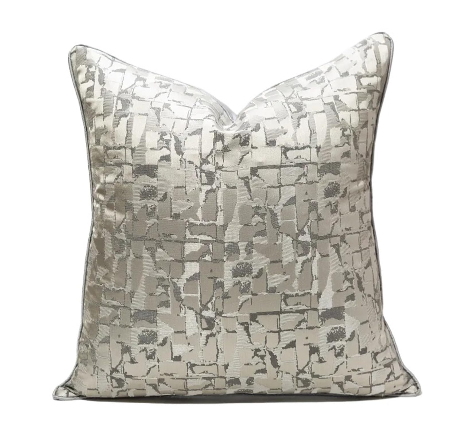 Fgujsur Color02 Cushion Covers Modern Light Luxury Cushion Cover 30X50 45X45 50X50cm Pillow Geometry Pillowcase Bed Room Sofa Home Decor(,45X45cm(18X18in))