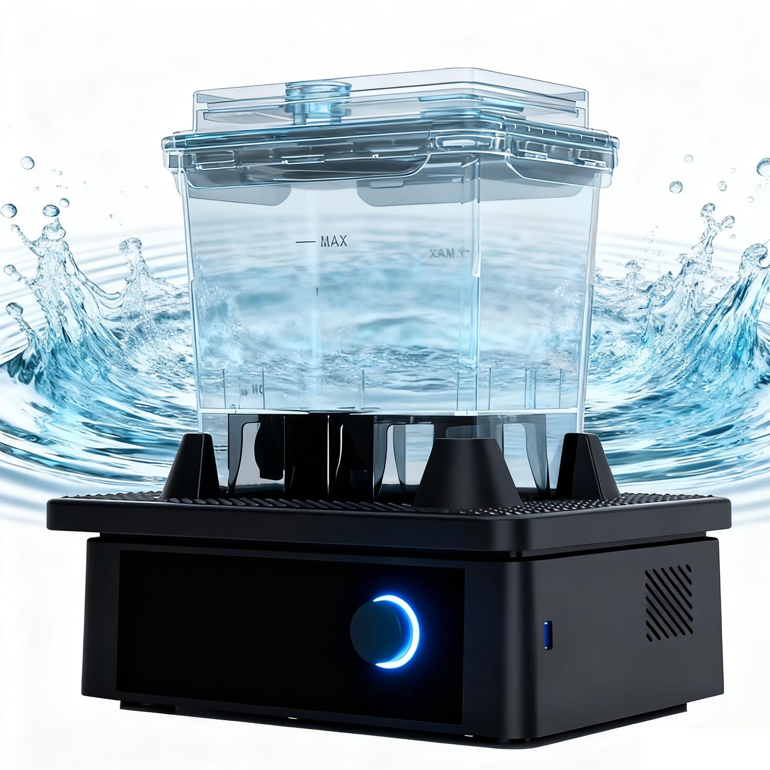 Máquina de limpieza de resina 3D, limpiador oscilante de alto rendimiento, 2 cajas de limpieza, tiempo de limpieza rápido ≤ 4 minutos, ideal para el mantenimiento del modelo de resina