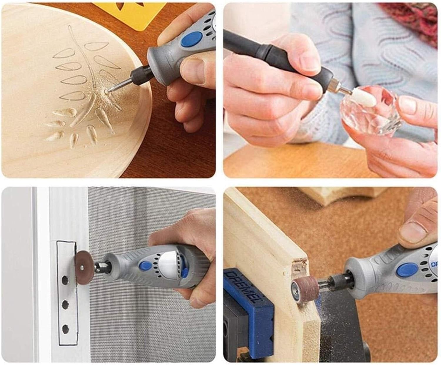 228pcs Grinding Polishing Shank Craft Bits Rotary Tool Accessories Tools Kit Grinding and Polishing,