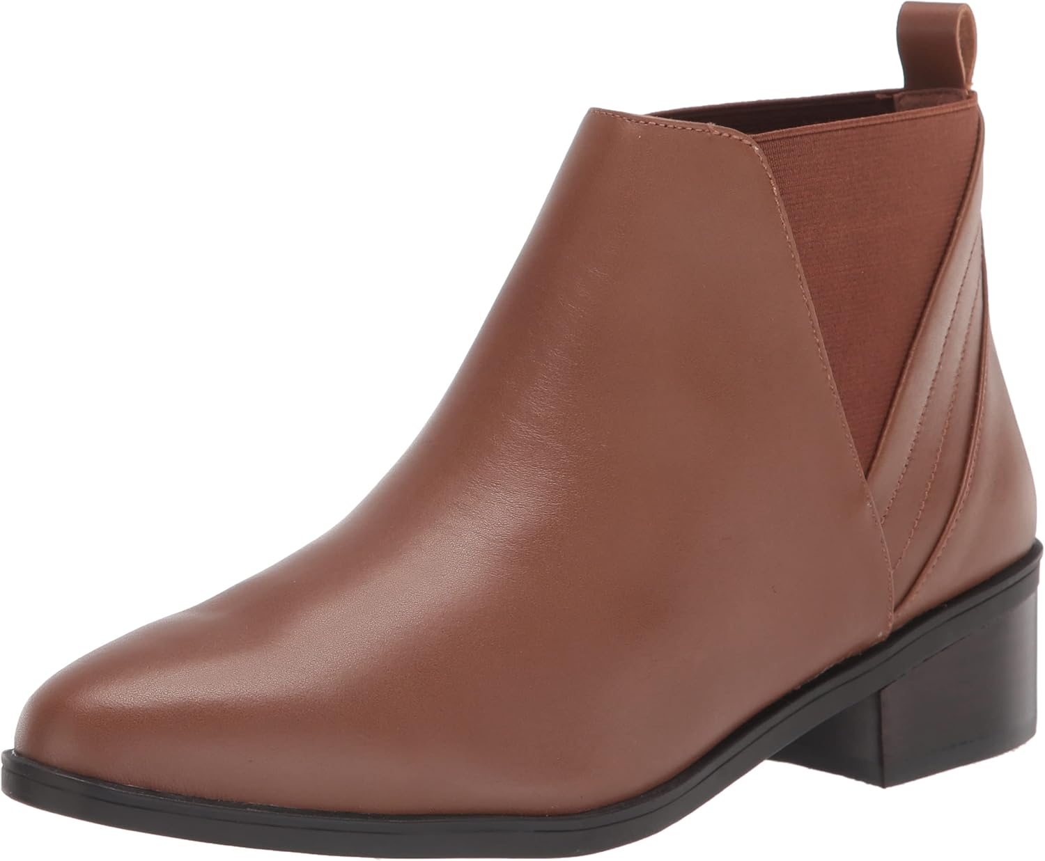 Bella Vita Women's Raddix Chelsea Boot Ankle, Camel Burnished Leather, 9 Narrow