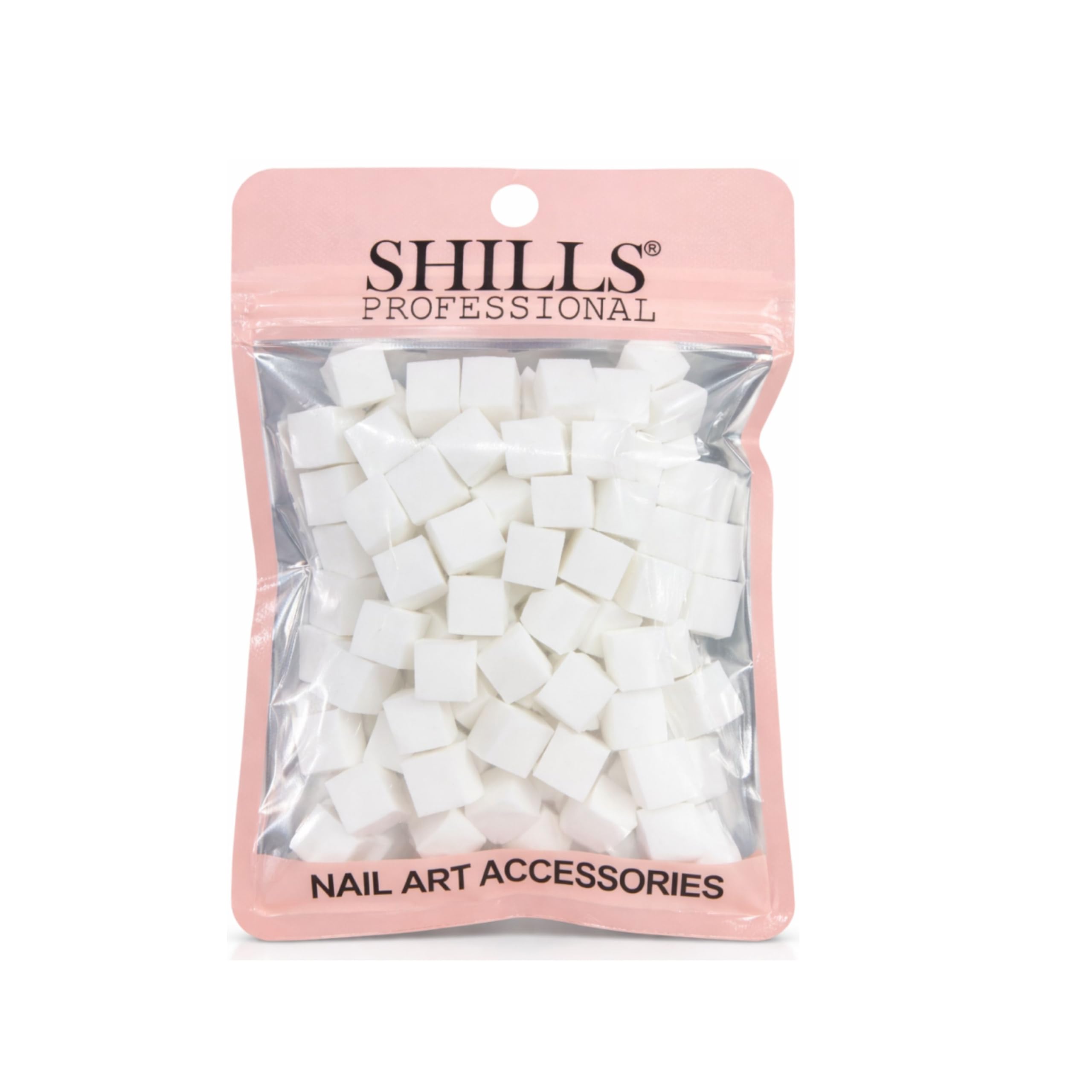 SHILLS PROFESSIONALOmbre Sponge White Color 100pcs SPN-NOS1 for Gradient Nail Art & Ombre Blending-image-40