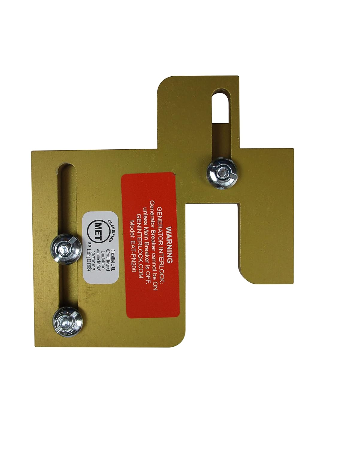 GenInterlock EAT-PN200U Cutler Hammer Generator Interlock Kit for BR Series 150 and 200 Amp Panels