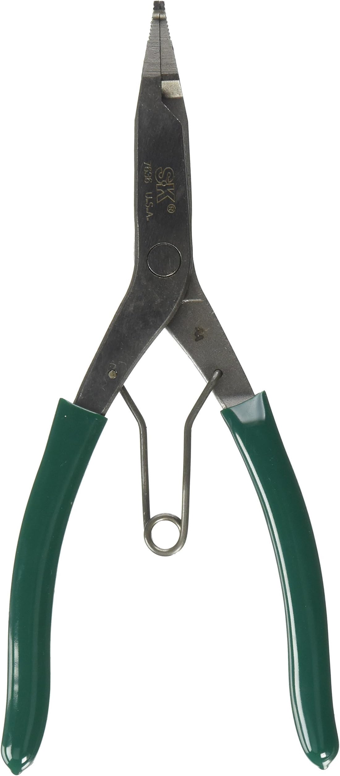 Tools USA 9" Long, Angled Tip, 1.75" Capacity, Compound Lock Ring Pliers | 7636