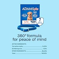 Vista 8 de Collar de pulgas y garrapatas Adams Plus, Perro, L, Azul