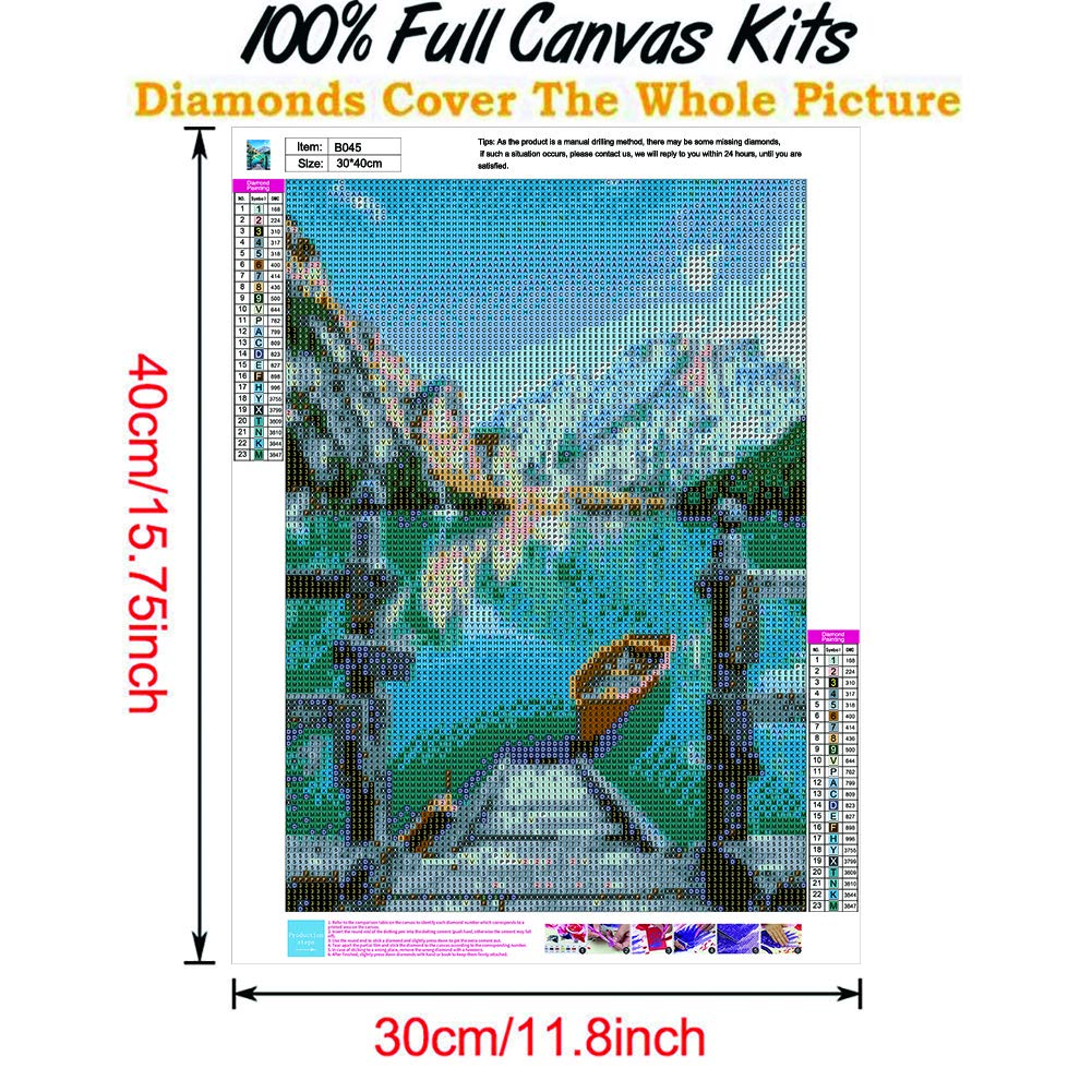 HecticCore 5D Diamond Painting set voor volwassenen, draak, volledige boor, diamant, schilderij, doe-het-zelf, diamond painting, knutselset voor woonkamer en slaapkamer, wanddecoratie, 30 x 40 cm